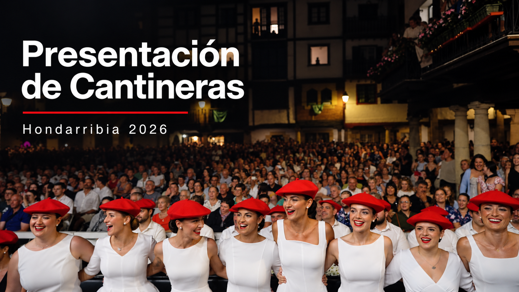 Presentación de cantineras de Hondarribia (2026)